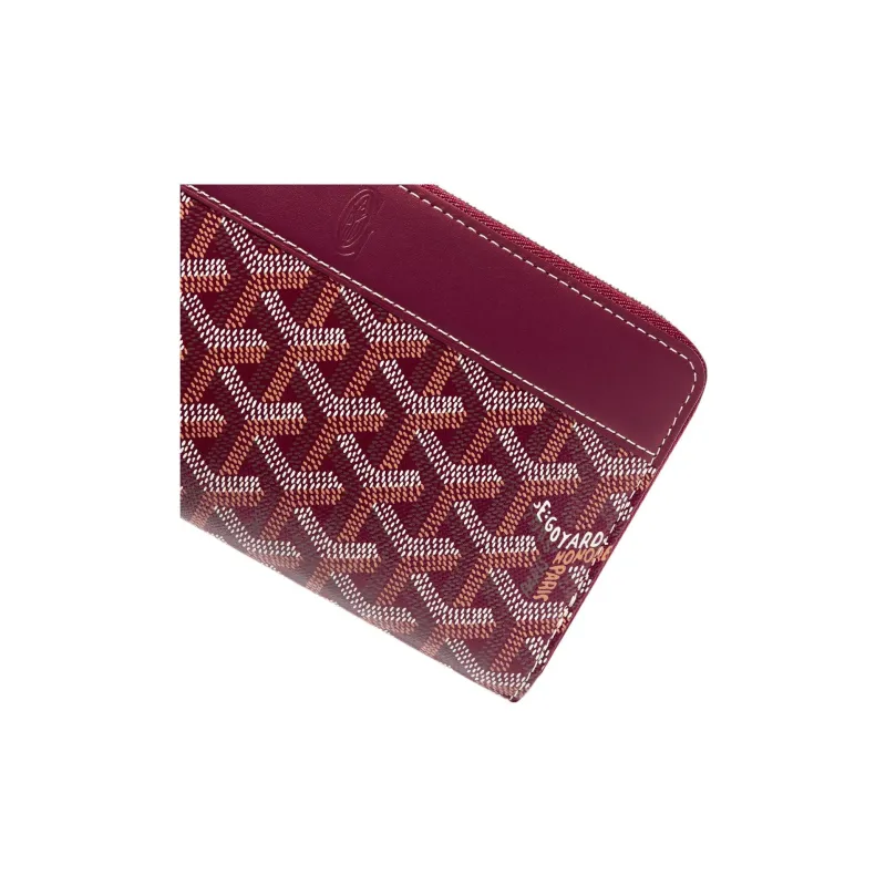 GOYARD MATIGNON Canvas With Leather Clutch Wallet Large Size Unisex 11 Colors-26