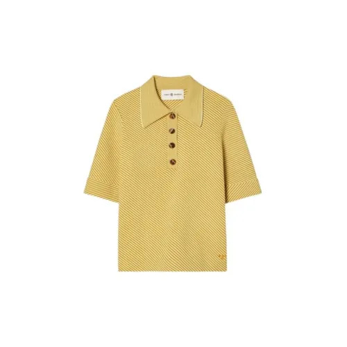 TORY BURCH Polo Shirts Women's Mustard Yellow