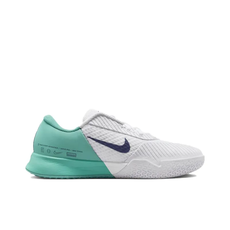 Nike Zoom Vapor Pro 2 Hc 'White Navy Washed Teal'-1