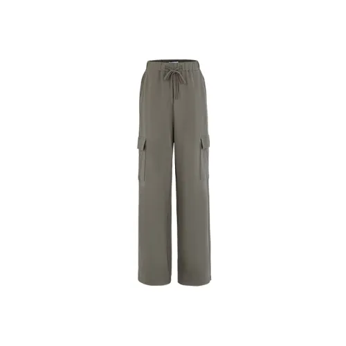 URBAN REVIVO Cargo Pants Women's Iron Green