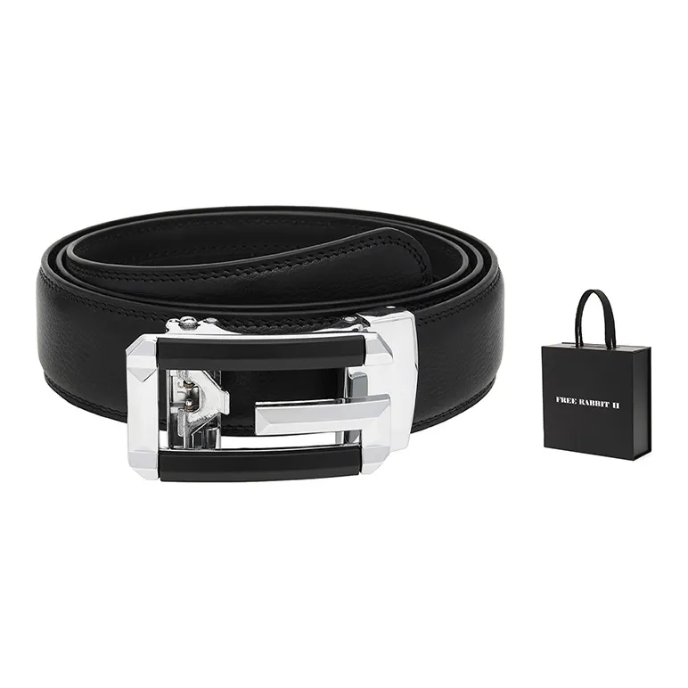FREE RABBITⅡ Automatic Buckle Youth Leather Belts Men's 3.5cm-9