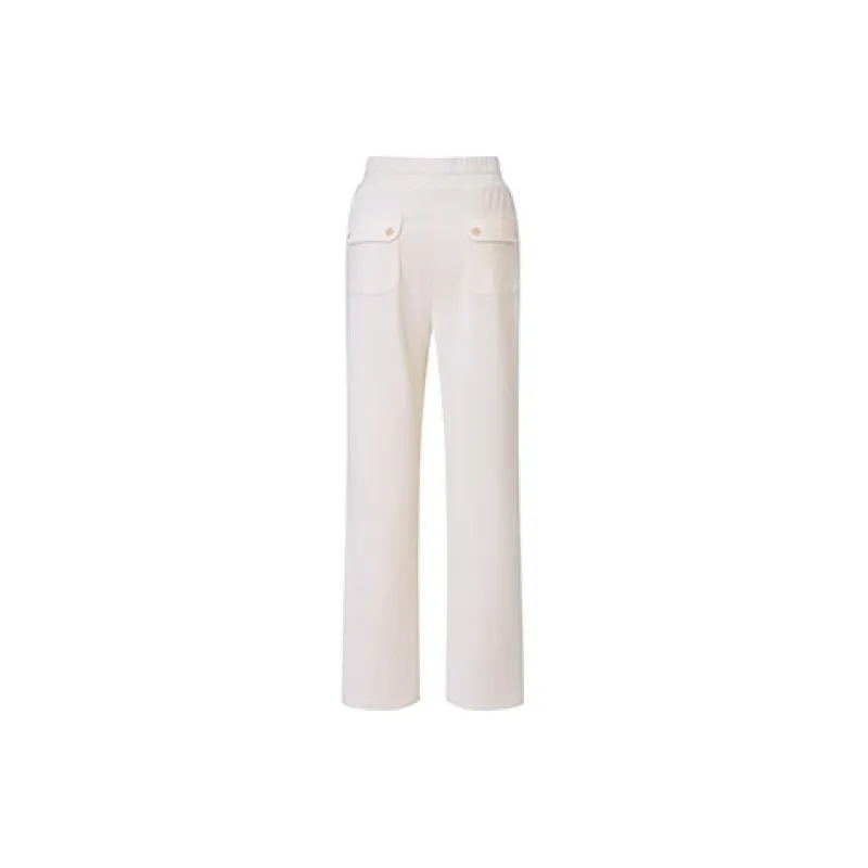 Juicy Couture Casual Pants Women's Cream White-1