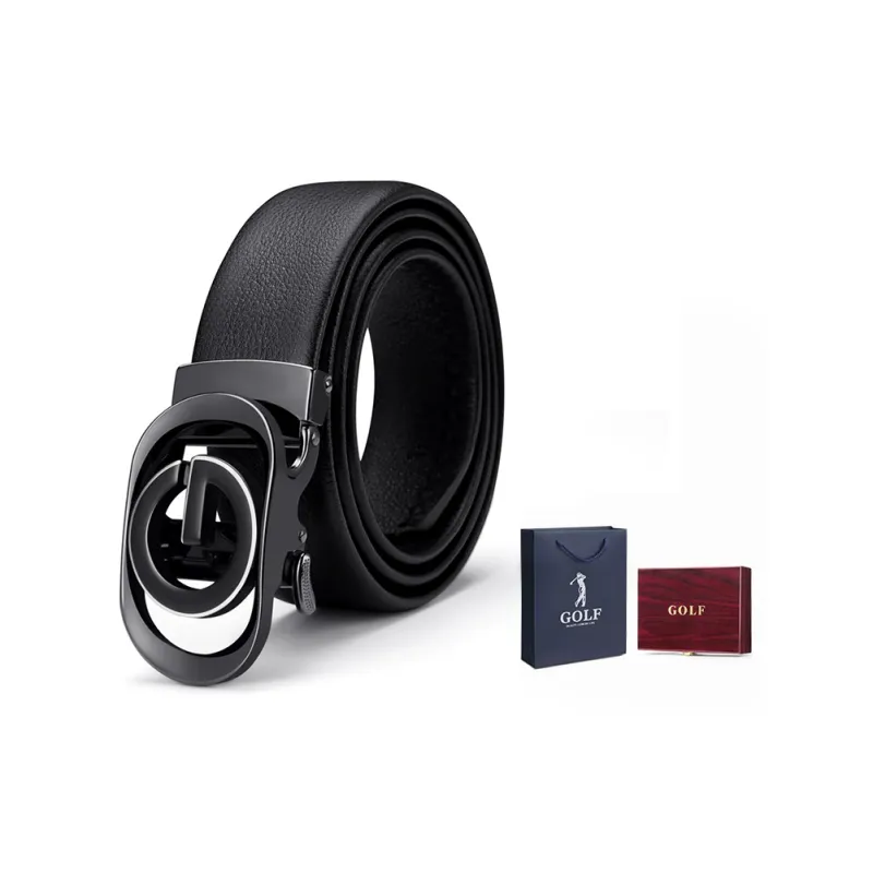 GOLF Cow Leather Leather Belts Men's 3.5CM-0