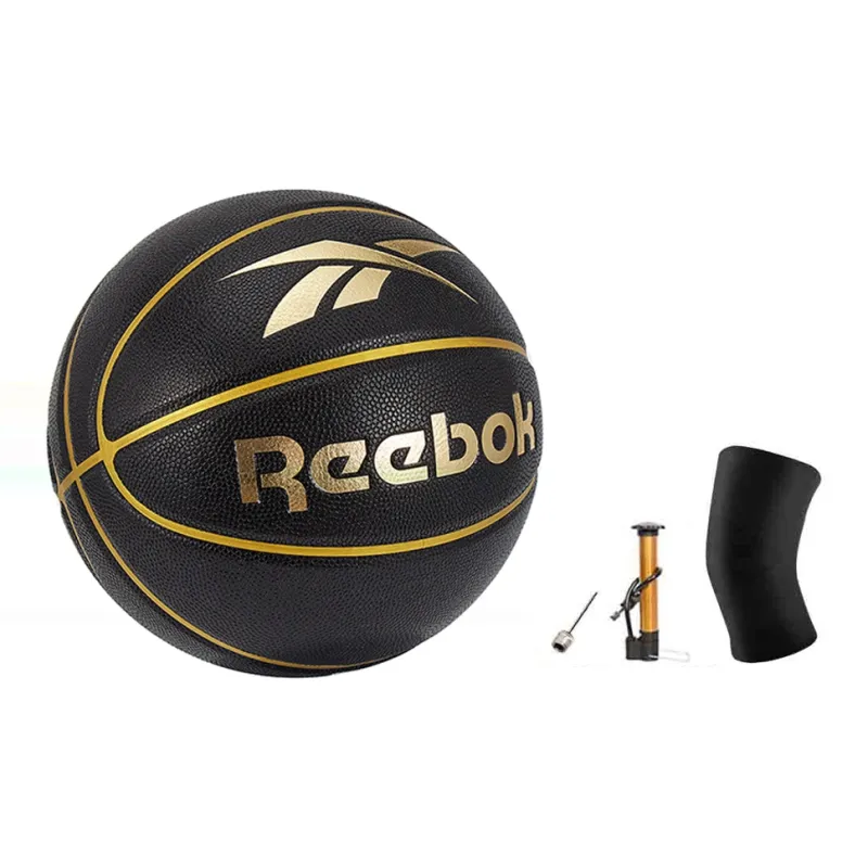 Reebok PU Basketball Black Gold Size 7 Training Unisex-10