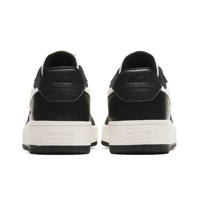 Anta Life Collection 0 Sensation Slip Resistant Low Top Skateboard Shoes Men's Black White-3