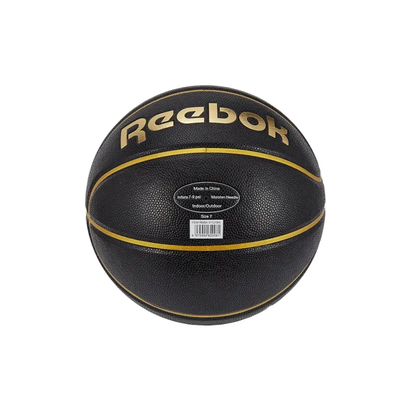 Reebok PU Basketball Black Gold Size 7 Training Unisex-2