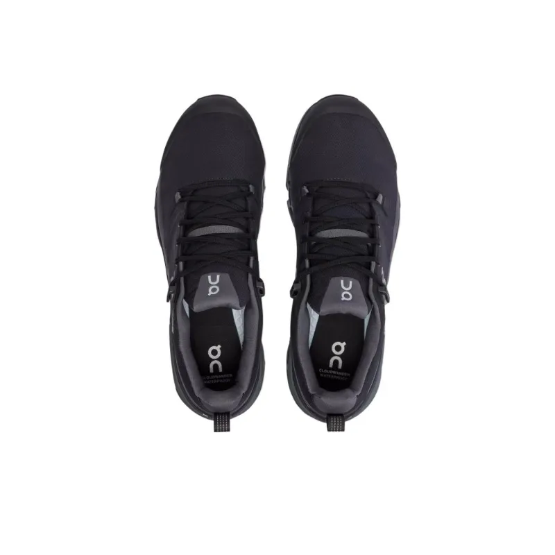 On Running Cloudwander Waterproof Black Eclipse-2