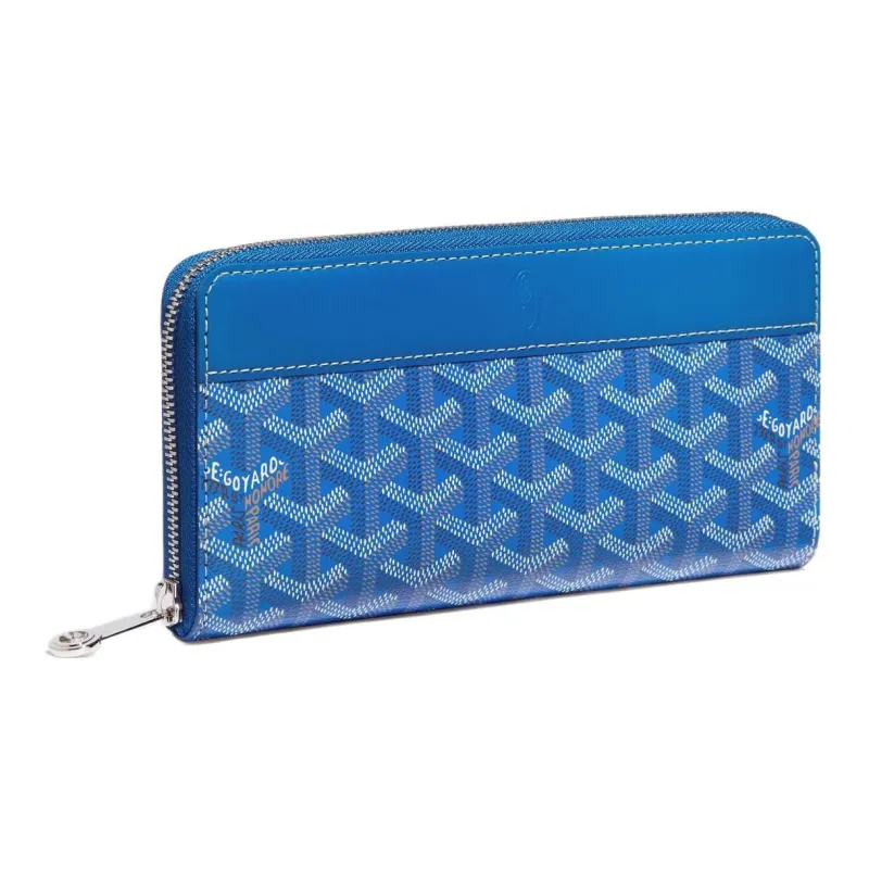 GOYARD MATIGNON Canvas With Leather Clutch Wallet Large Size Unisex 11 Colors-18