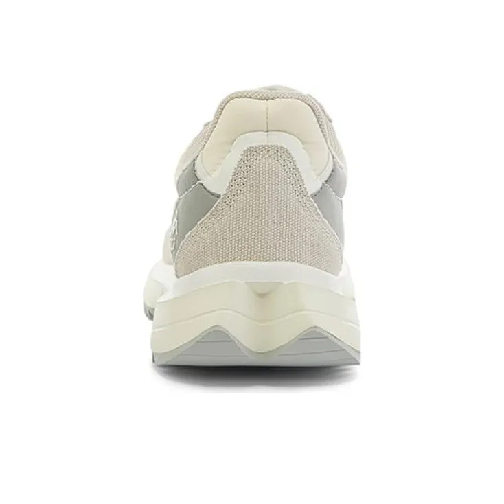 Kappa Anti Slip Wear Resistant Low Top Running Shoes Unisex White Gray-2