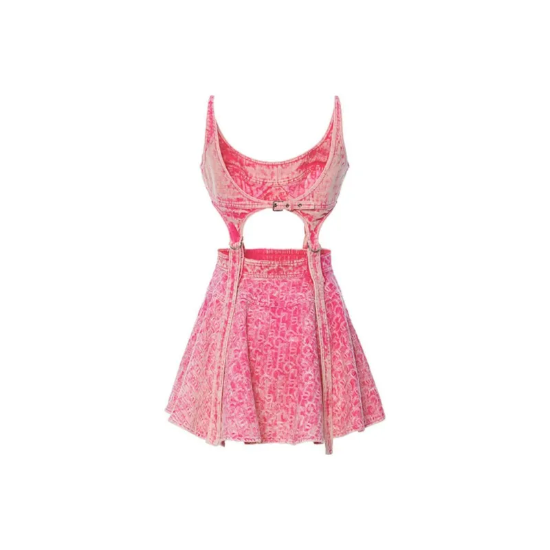 Laurence & Chico Sleeveless Dresses Women's Dark Pink-1