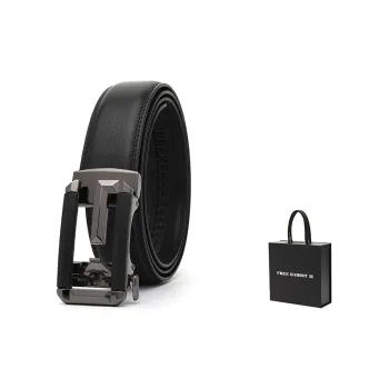 FREE RABBITⅡ Automatic Buckle Youth Leather Belts Men's 3.5cm