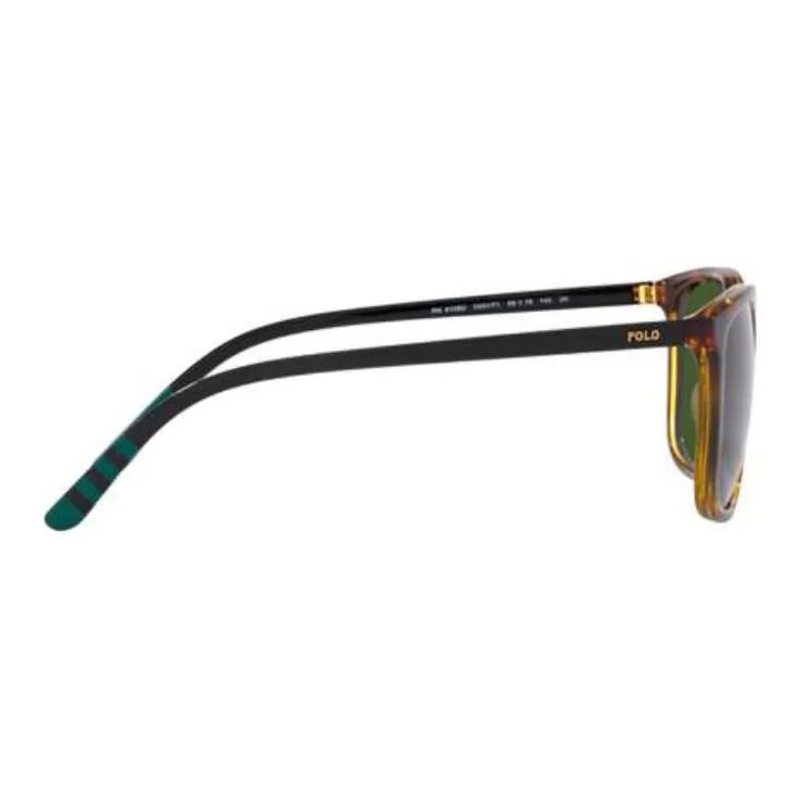 Polo Ralph Lauren Plastic Square Sunglasses Men's Brown-1