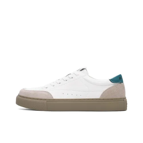 Dickies Anti-Slip And Wear-Resistant Lightweight Low-Top Skateboard Shoes Women's Beige