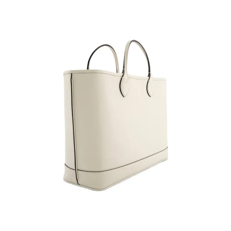 GUCCI Ophidia Leather Tote Bag Shopping Bag Handbag Medium Size Women's White-2