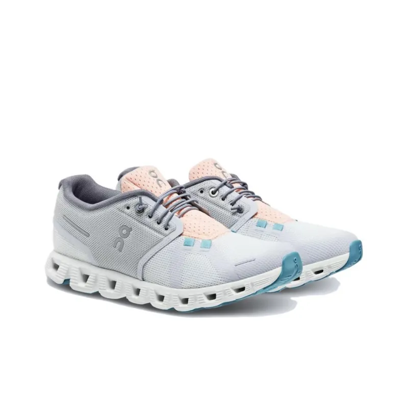 On Running Cloud 5 Push Glacier Undyed White Women's-2