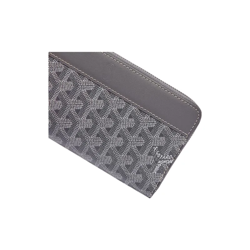 GOYARD MATIGNON Canvas With Leather Clutch Wallet Large Size Unisex 11 Colors-32