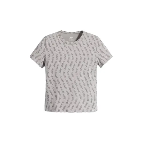 Levis T-Shirts Women's Gray