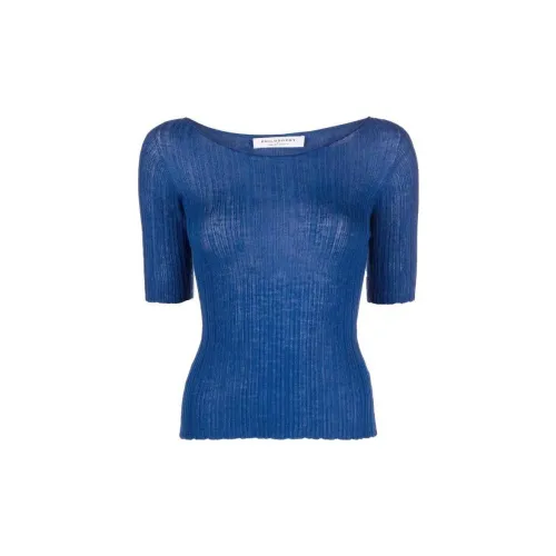 PHILOSOPHY DI LORENZO SERAFINI Crop Tops Women's Blue