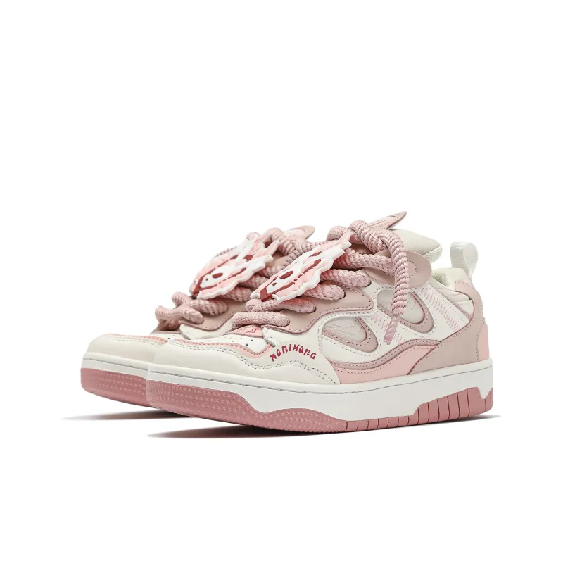 MR.PESIN Low Top Skateboard Shoes Unisex Pink-2