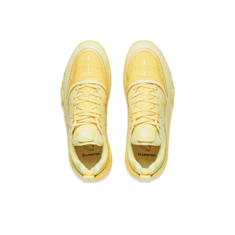 LiNing LINGTENG Lightweight And Breathable Low Top Skateboard Shoes Men's Popcorn Yellow-3