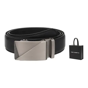 FREE RABBITⅡ Business Automatic Buckle For Young And Middle Aged Leather Belts Men's 3.5cm