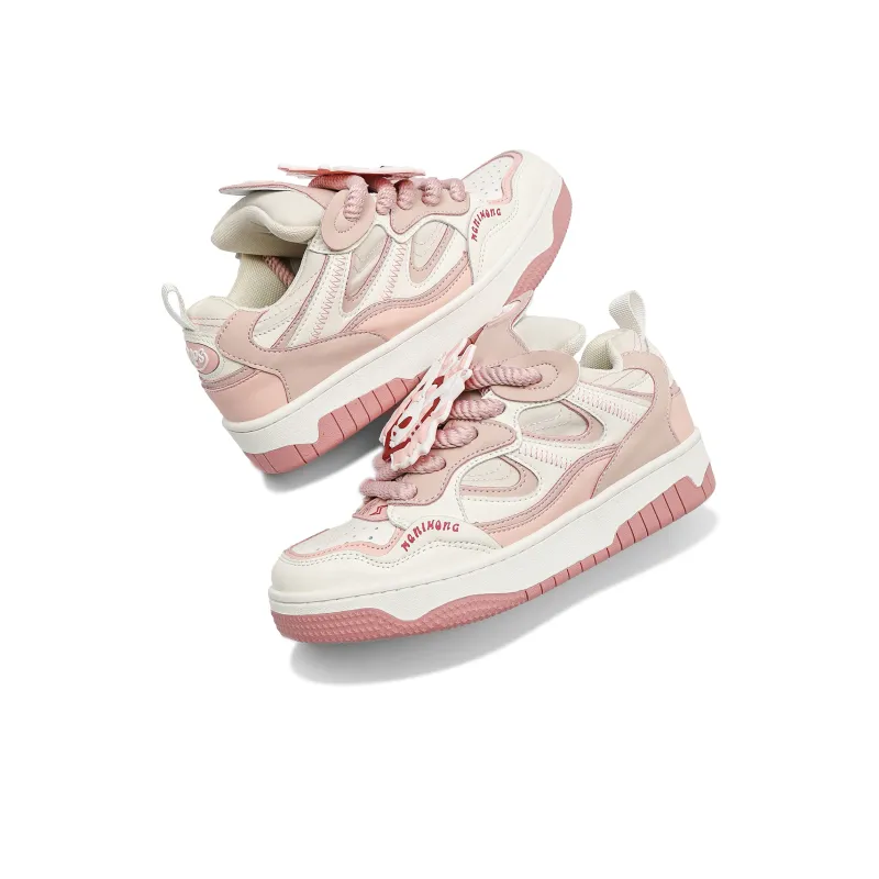MR.PESIN Low Top Skateboard Shoes Unisex Pink-3