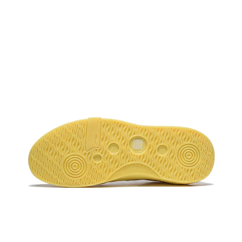 LiNing LINGTENG Lightweight And Breathable Low Top Skateboard Shoes Men's Popcorn Yellow-5