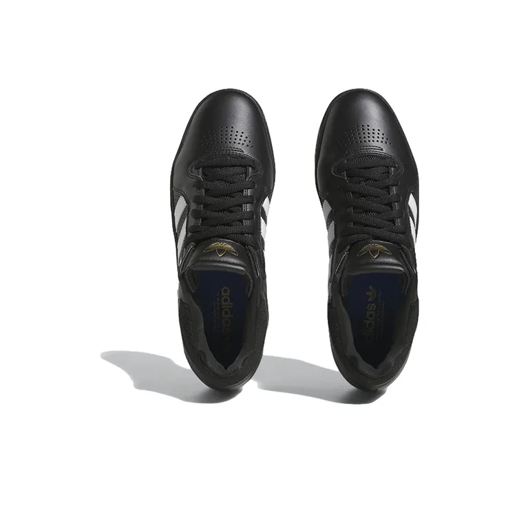 Adidas Tyshawn Remastered Core Black Cloud White Gold Metallic-4