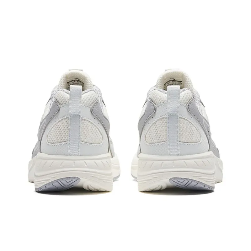 Anta Lightweight Low Top Running Shoes Women's White Gray-3