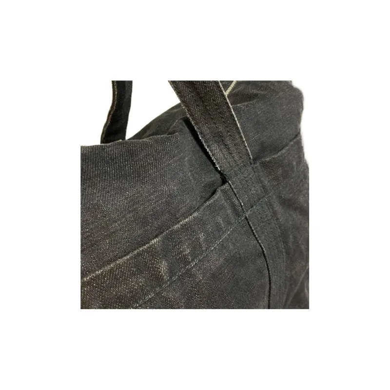 Chrome Hearts Denim Handbag Women's Black-8