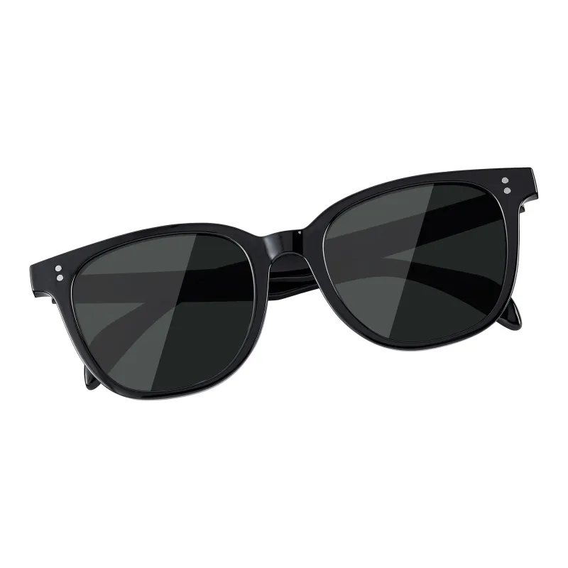 ENFANTIN Square Sunglasses Unisex Black Frame-6