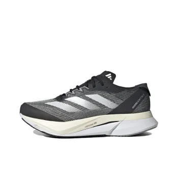 Adidas Adizero Boston 12 Wide Core Black Cloud White Carbon