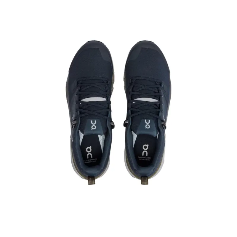 On Running Cloudwander Waterproof Midnight Olive-3