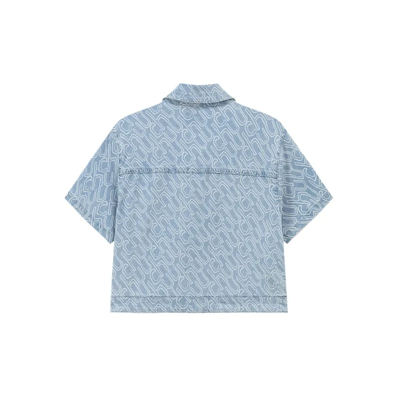 CHUU Shirts Women's Light Denim Blue-1