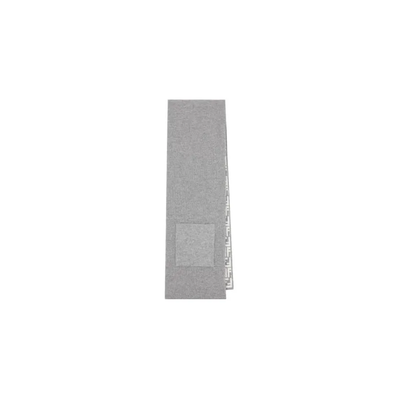 FENDI Logo Embroidered Reversible Scarf-0