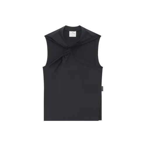 COURREGES Tank Tops Women's Black