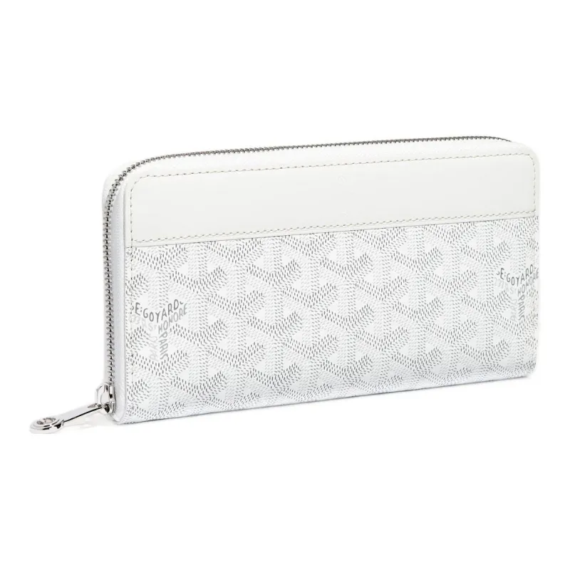 GOYARD MATIGNON Canvas With Leather Clutch Wallet Large Size Unisex 11 Colors-27