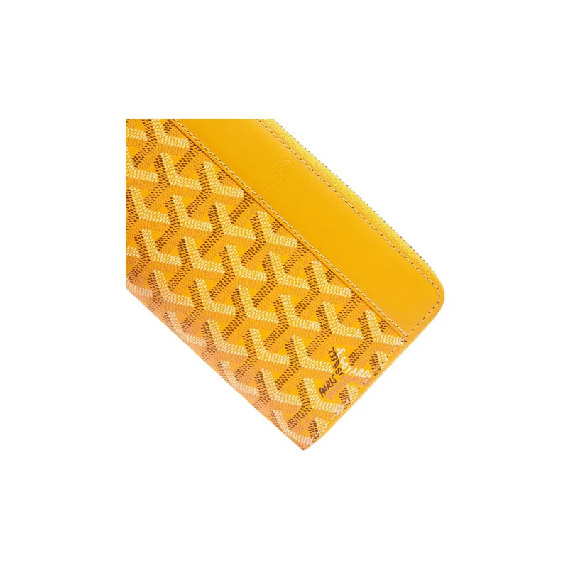 GOYARD MATIGNON Canvas With Leather Clutch Wallet Large Size Unisex 11 Colors-14