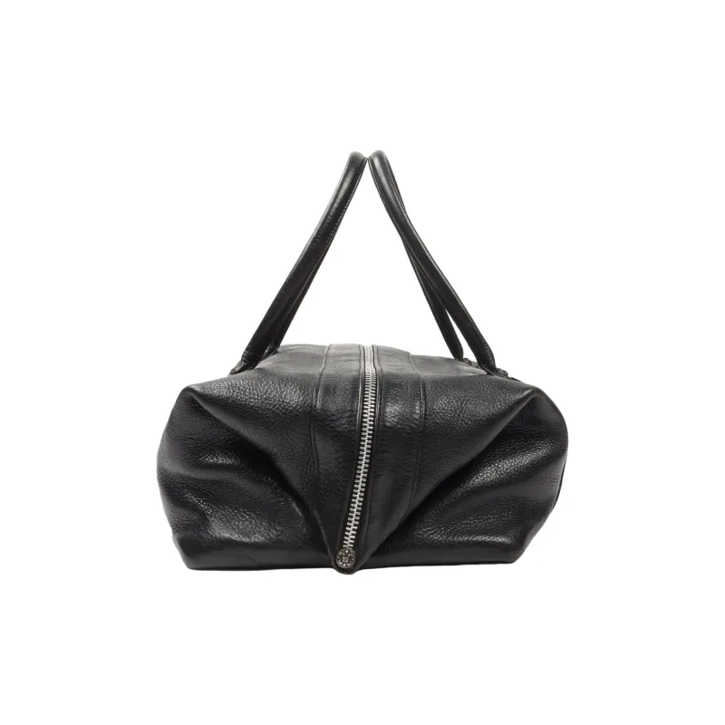 Chrome Hearts Leather Bucket Bags One Shoulder Handbags Regular Women's Black-3