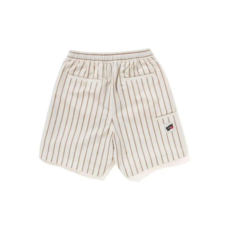 Bape Stripe Work Shorts-1