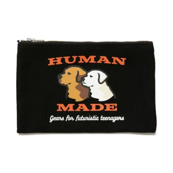 HUMAN MADE Cotton Patchwork Canvas Canvas Bag Clutches Regular Women's Black