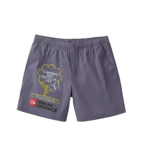 Online Ceramics X THE NORTH FACE Online Ceramics Casual Shorts Unisex Purple