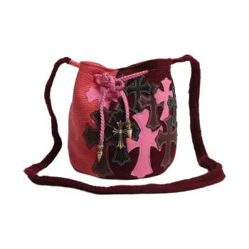 Chrome Hearts Leather Bucket Bags Shoulder Bag Crossbody Bag Women's Multicolor