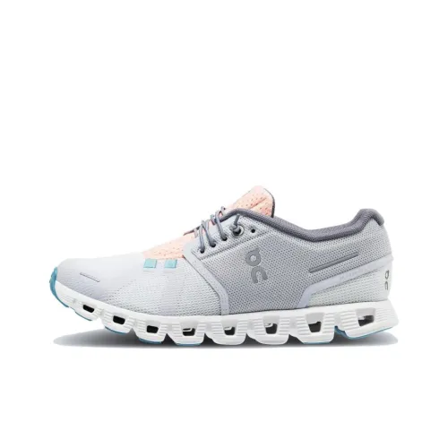 On Running Cloud 5 Push Glacier Undyed White Women's