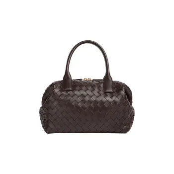 Bottega Veneta Sheepskin Bowling Bag, Shoulder Bag, Crossbody Bag, Handbag Medium Size Women's Candy Color