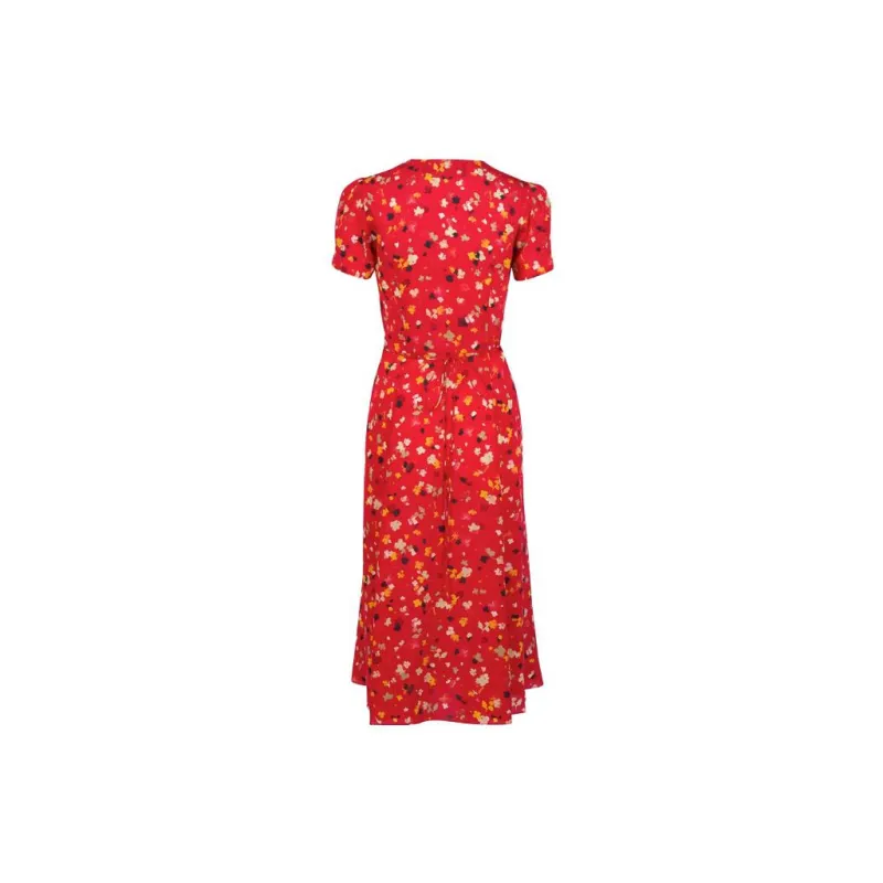 Realisation Par Short Sleeved Dress Women's Red-1