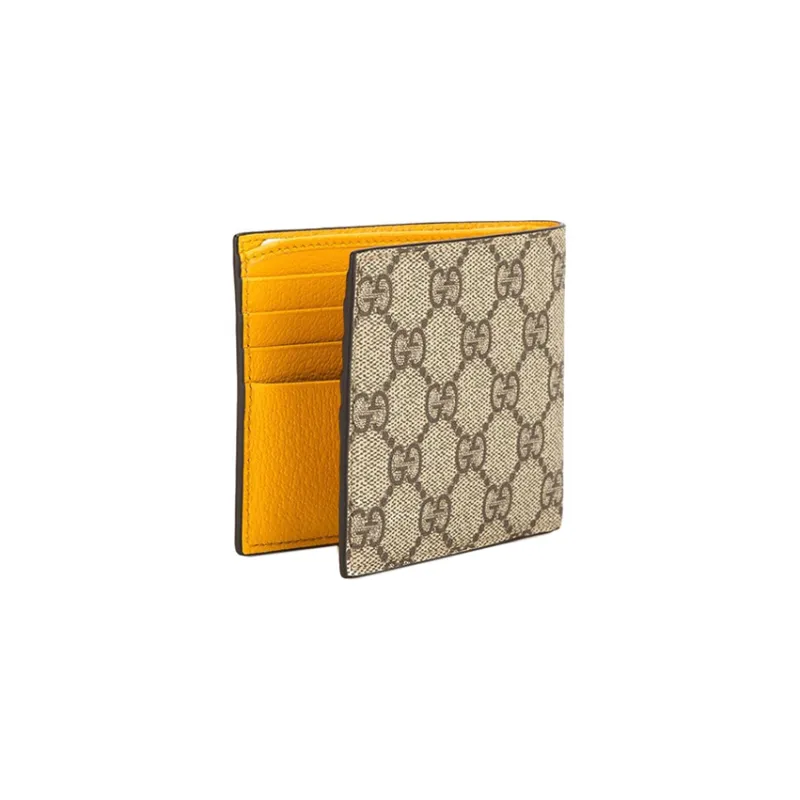 GUCCI Neo Vintage Bi Fold Wallet Ebony/New Maple Crop-3