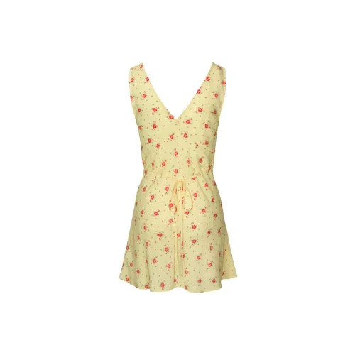 Réalisation Par Sleeveless Dresses Women's Yellow