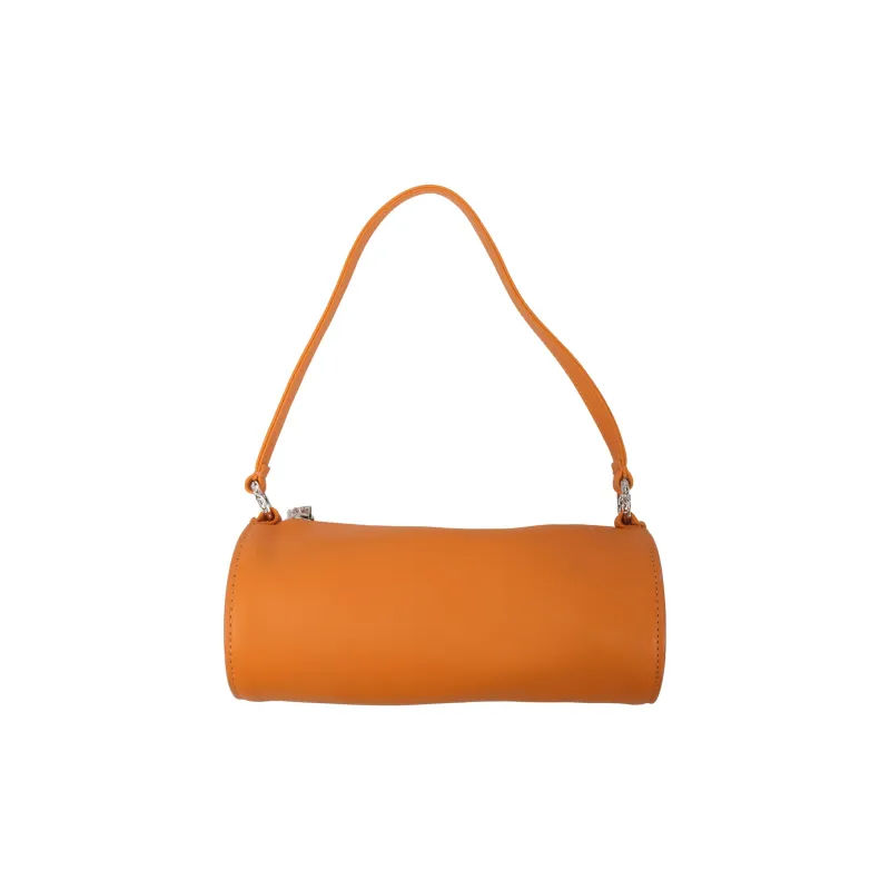 Chrome Hearts Leather Bucket Bags One Shoulder Handbags Mini Women's Orange-1