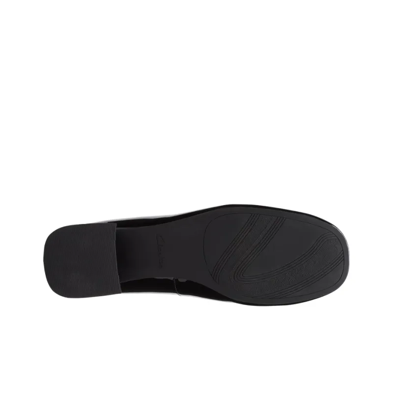 Clarks Qilu Daisy Collection Casual Single Shoes Women's Black-4